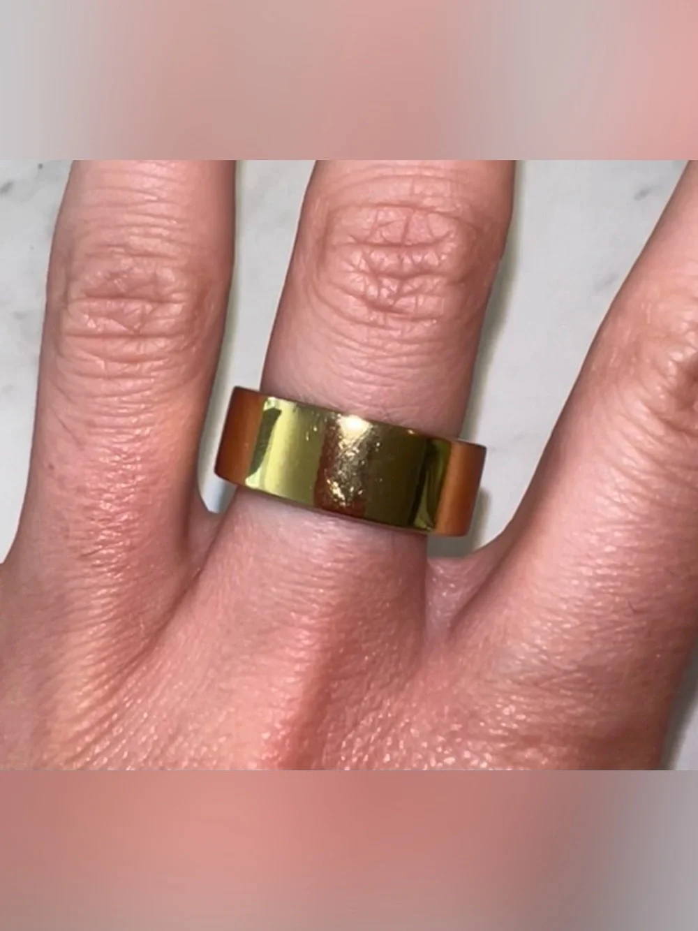Ultrahuman Ring AIR Smart Ring Size 7 | Bionic Gold